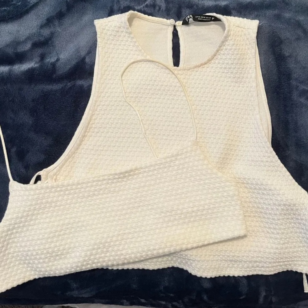 Zara top and bralette set